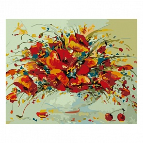 Раскраска по номерам - Весенний вальс, 40 х 50 см. (Белоснежка, 832-AB)